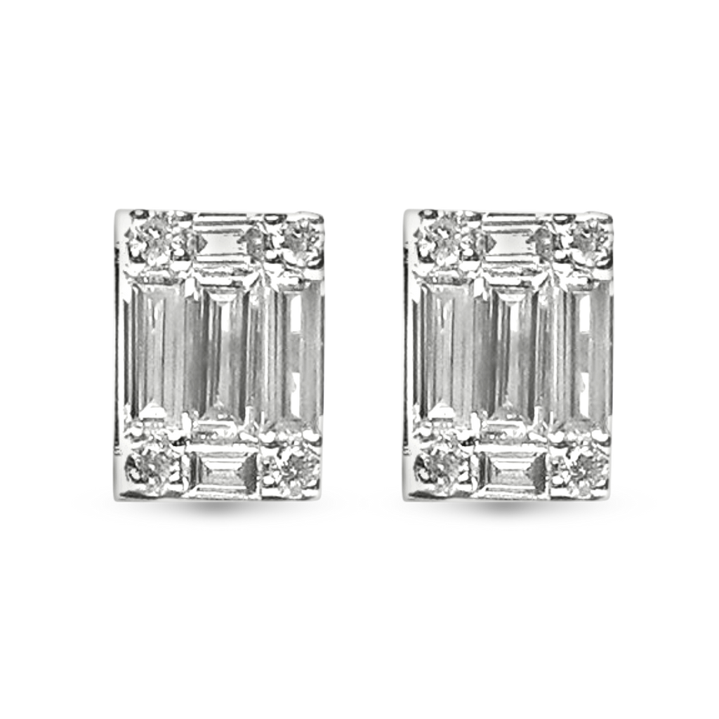 Emerald Illusion Studs