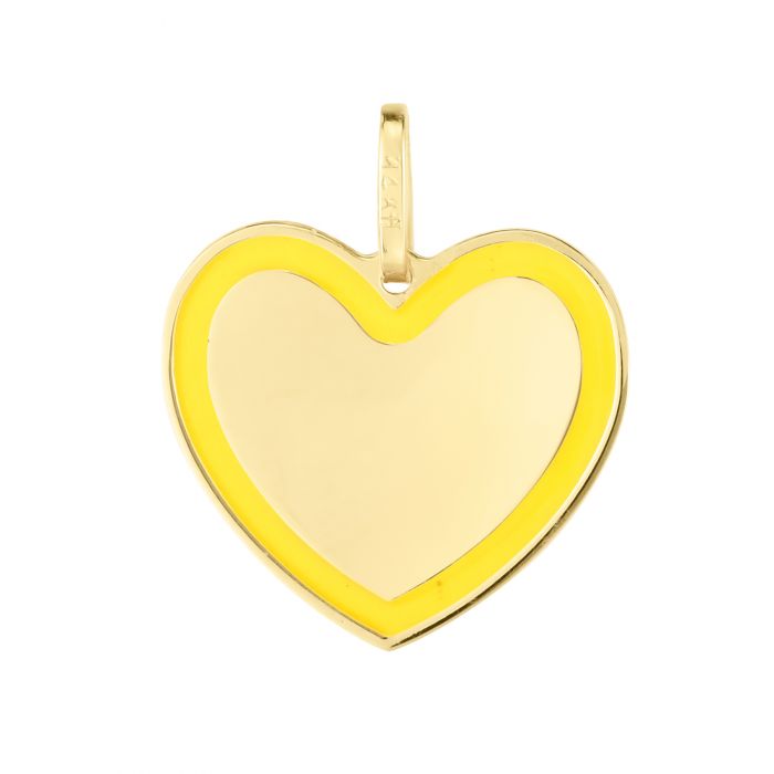 Enamel Heart Charm